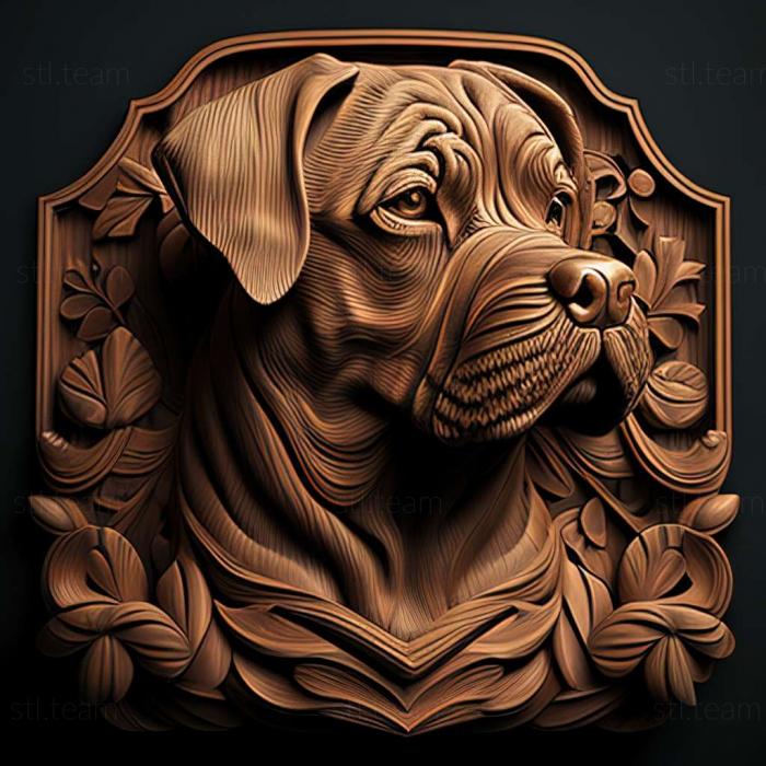 3D model Dina dog famous animal (STL)